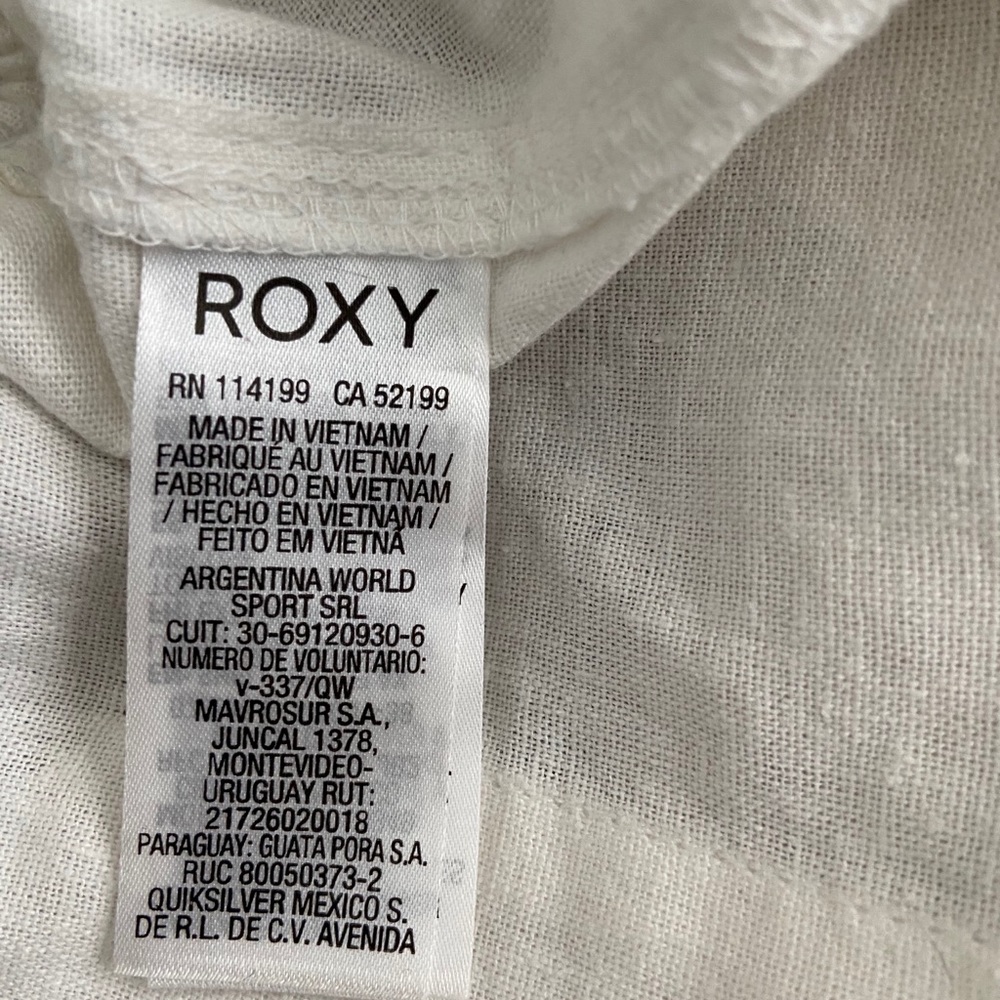 🐚 Roxy Rope + Linen Drawstring Shorts w Pockets - Picture 6 of 7